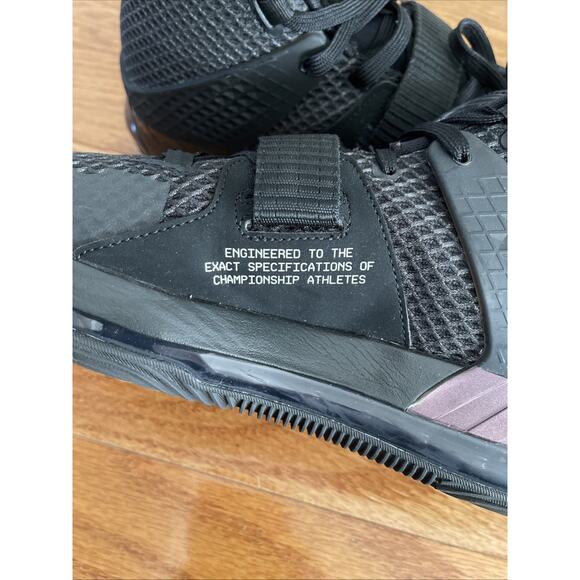 Nike Mens Air Force Max II AV6243-002 Black/White-Black Size 8 Clean Casual - Picture 5 of 12